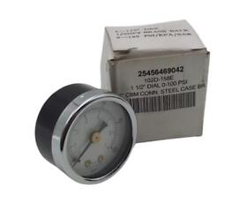 102d-158e Pic Gauges Pressure Gauge 1-1/2inch Dial 0-100 Psi 1/8inch Cdm Connector Ss