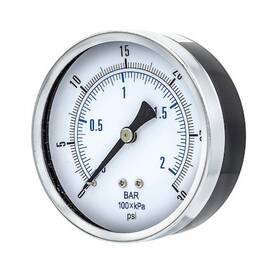 102d-354c Pic Gauges Air Gauge 3-1/2 Inch 0-30 Psi 1/4 Cbm
