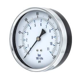 102d-454f Pic Gauges Air Gauge 4-1/2 Inch 0-160 Psi 1/4 Cbm