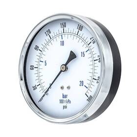 102d-454h Pic Gauges Air Gauge 4-1/2 Inch 0-300 Psi 1/4 Cbm