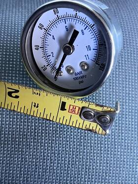102d-ss-158f Pic Gauges Center Ack Mount Dry Pressure Gauge With Ss Case Chrome 102d-ss-158f Pic Gauges Center Ack Mount Dry Pressure Gauge With Ss Case Chrome