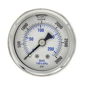 202l-158p Pic Gauges Industrial Pressure Gauge To 3 000 Psi 1 1/2 In Dial