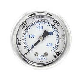 202l-204s Pic Gauges Industrial Pressure Gauge To 6 000 Psi 2 In Dial