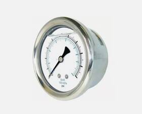 202l-404i Pic Gauges Pressure Gauge To 400 Psi 1/4 In Mnpt Stainless