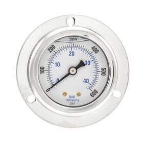 204l-404k Pic Gauges Front Flanged Panel Mount Glycerine Filled Pressure Gaug