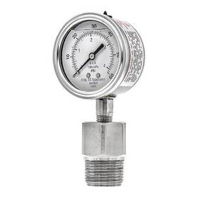 301l254d Pic Gauges 301l254d/5jjja00 Vacuum Gauge With Diaphragm Seal To 60 Psi 2