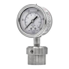 301l254e Pic Gauges 301l254e/0jjj100 Pressure Gauge With Diaphragm Seal To 100 Psi 2