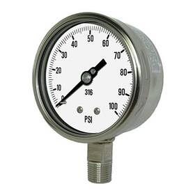 4001-2lcd Pic Gauges 430988112977 Bottom Mount Dry Process Pressure Gauge With Ss Case/internals/remova