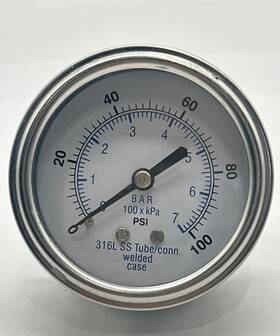 E21017520173 Pic Gauges Pressure Gauge 0-100 Psi