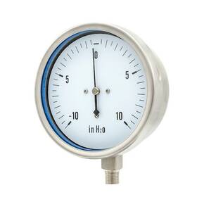 Lp1-ss-404-10-0-10 Pic Gauges Low Press Gauge 4 Inch 10-0-10 Wc 1/4 Lm Ss
