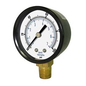 Se-101d-254g Pic Gauges Utility Gauge Lower Mount 2-1-2% Accuracy