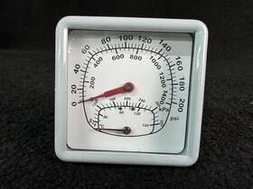 Tri-sq-402r-g Pic Gauges Tridicator 4 Inch Dial 0/200 Psi And 70/320 F 1/2