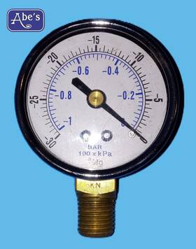 102d-158a Pic Vsb15-030 Gauge 1.5 Inch Dial 30 /0 Hg Vacuum Psi Range 1/8 Male Npt Connection