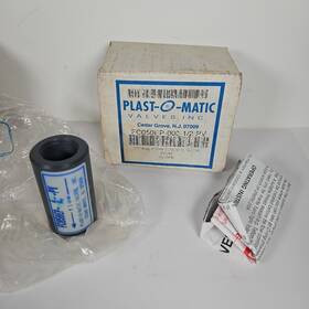Fc050ep-000-1 Plast O Matic Plastomatic Fc050ep-000-1/2pv New Flow Control Valve 1/2gpm In Line Module Box