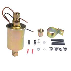 P0002-dl-e8012s Pldde New 1pc Universal 5-9 Psi 12v High Performance Free Flow In Line External Ele