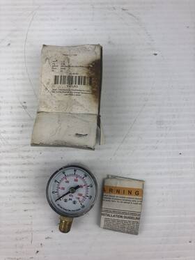 4flr3 Pour Grainger Pressure Gauge 1-1/2 Inch
