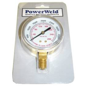 B4000 Powerweld 775709240001 Replacement Gauge 2 Inch X 4000 Psi 1/4 Npt Inlet
