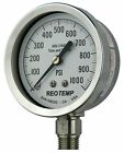 Pr25s1a4p25 Reotemp Repairable Pressure Gauge Stainle