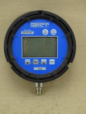Pd214-bko-4n-05 Precision Digital Pressure Gauge 60 Psi