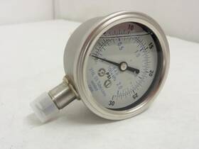 301lfw-254c Precision Instrument 204106 New-no Box Ss Pressure Gauge 0-30psi