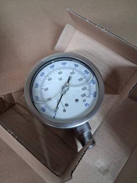Pdss-2p-100a-004 Pressure Devices Inc. Pdi Gauge 4 Inch S.s. 1500 Psi Nos