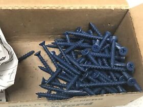 8426-517 Qty 85 Save-r-pack Rockford Masonry Screw Flat Head Phillips 3/16x2-1/4