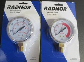 Radnor 639890001530 2 1/2 Inch X 30 Psi And 100 Brass Replacement Regulator Gauge Set - Pc Radnor 639890001530 2 1/2 Inch X 30 Psi And 100 Brass Replacement Regulator Gauge Set - Pc