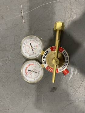 64004736 Randor Radnor Sr350 Dual Pack Heavy Duty Oxygen And Gas Single Stage Regulator