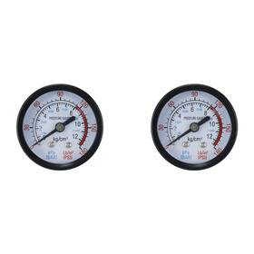 Wby2942 Rannb Air Pressure Gauge 1/4 Inch Npt Center Back Mount Compressor Pressu... Fast Ship
