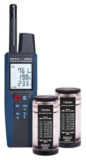 Reed Instruments R9905-kit Data Logging Indoor Air Quality Meter With Humidity