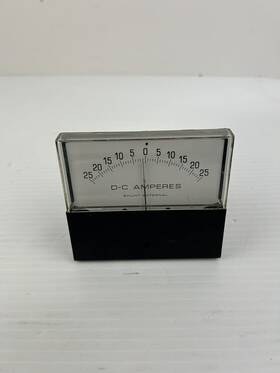 612232-1x Reliance Electric Panel Ammeter 25-0-25 D-c Amperes