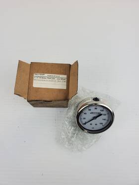 Pg25c2c4p19-g-p Reotemp 2-1/2 Inch Ss/brass Plast Lens Gauge 0-160 Psi
