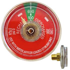 06194 Repelfire 100 Psi Pressure Gauge For Portable Water Fire Extinguishers Fits Amerex Ansu