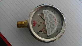 Pglnl300 Rh New Liquid Filled Pressure Gauge 0-300 Psi 2.5 Inch Face 1/2 Npt Lm Dux 2094-4