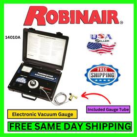 14010a Robinair Thermistor Vacuum Gauge With 17162 Tube Used Great Condition