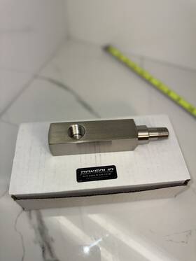 Rs-ga2 Roksolid Rs- Ga2 Enerpac Style Gauge Adaptor 1/2 Inch Port 3/8 For Hydraulic Cylinder