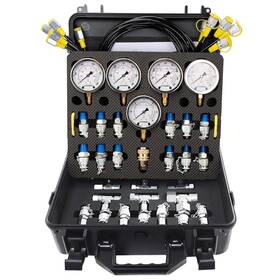 8735htk-5hg Rqg Hydraulic Pressure Test Kit With 5 Gauges 150 1500 4000
