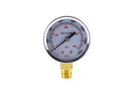 S A 685867900320 High Pressure Gauge For Acetylene Regulator 0-400 Psi - 2 Inches