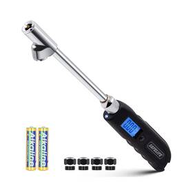 Gl-0912 Safelife Digital Tire Pressure Gauge Heavy Duty Dual Head Stainless Steel Ma