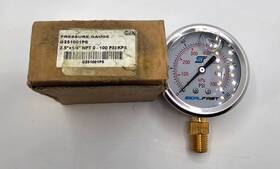 G251001ps Seal Fast Qty 3 2.5 Inch Pressure Gauge 0-100 Psi Lower Mount 1/4 Npt