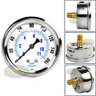 Sec-202l-254f Unbranded Liquid Filled Psi Air Pressure Gauge Center 685650067001