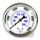 Sec-202l-254r Unbranded Liquid Filled Psi Air Pressure Gauge Face 685650067049