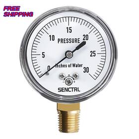 Senctrl 445045080069 30 Inches Of Water Column Gauge Low Pressure Capsule 2 1/2 Inch Dial Size
