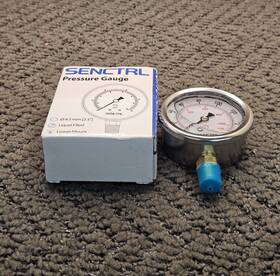 Y.6wgl04.0 Senctrl Y.6wgl04.0/160# 0-160 Psi Glycerine Filled Pressure Gauge 1/4 Inch Npt