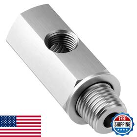 B0fp2sppmb Senlinyu 1/4 Inch Npt Oil Pressure Sensor Tee Adapter 304 Stainless Steel Triple Por