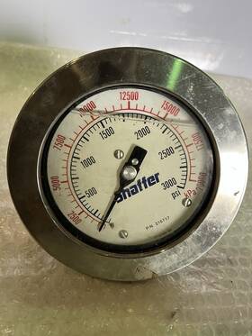 216717 Shaffer Pressure Gauge 3000 Psi 20000 Kpa