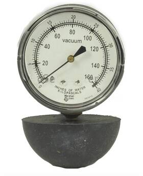 G25759 Shop Supplies Water Lift Suction Gauge Guage For Vacuum Cleaners And Central Vacuums