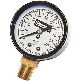 11252020-242488 Simmons New 1305 100 Psi 1/4 Inch Lead Free Well Pump Water Pressure Gauge