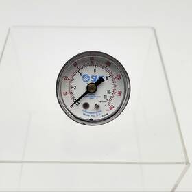 9143-06 Smc Pressure Gauge 0-160 Psi 1-1/2 Inch Face Rear Mount 1/8 Fitting