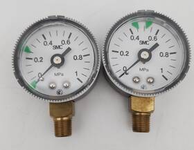 Ga36-10-01 Smc 0-1 Mpa Pressure Gauge Ga361001 Lot Of 2 Ga36-10-01 Smc 0-1 Mpa Pressure Gauge Ga361001 Lot Of 2